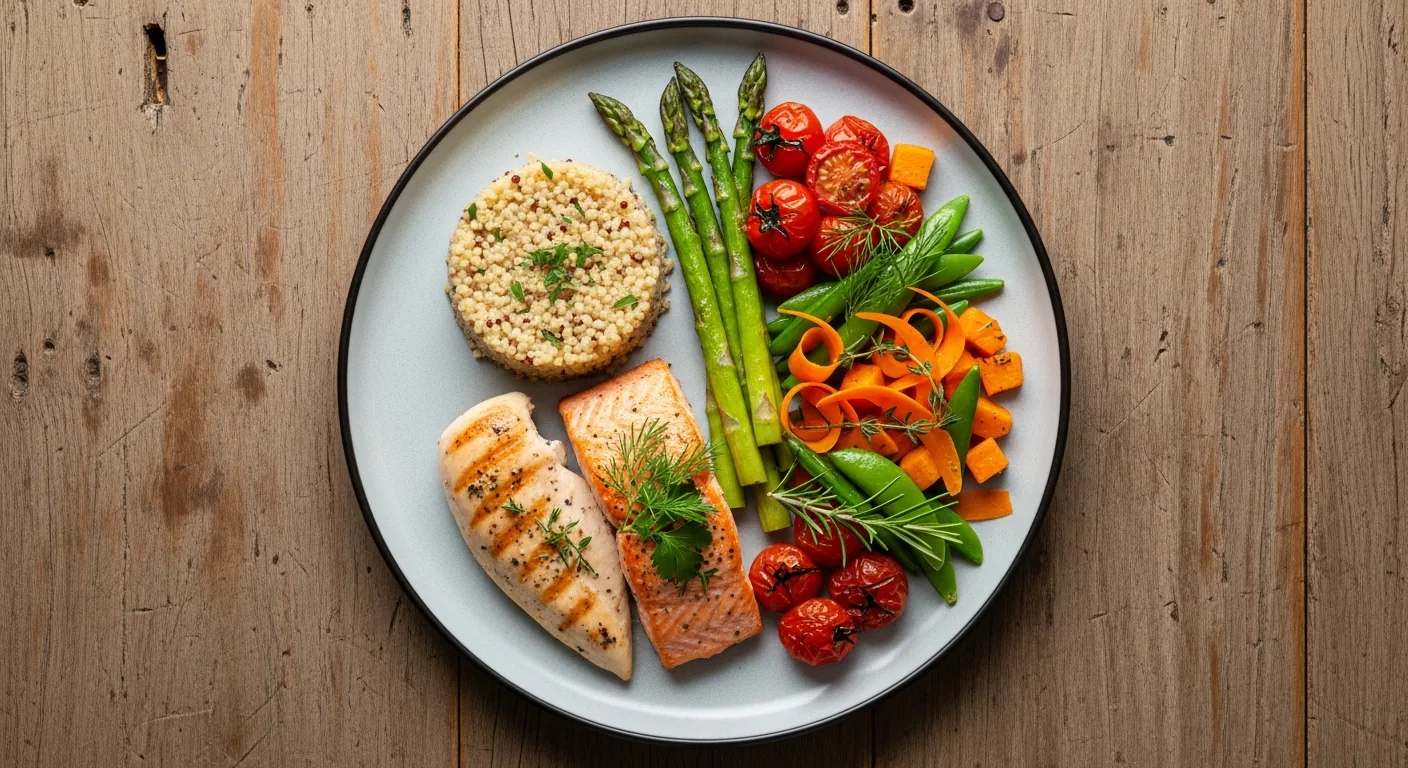 Como montar um prato equilibrado sem pesar nada