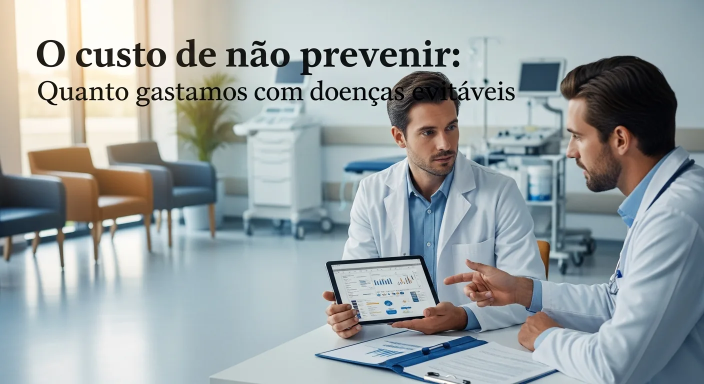 O custo de não prevenir: quanto gastamos com doenças evitáveis