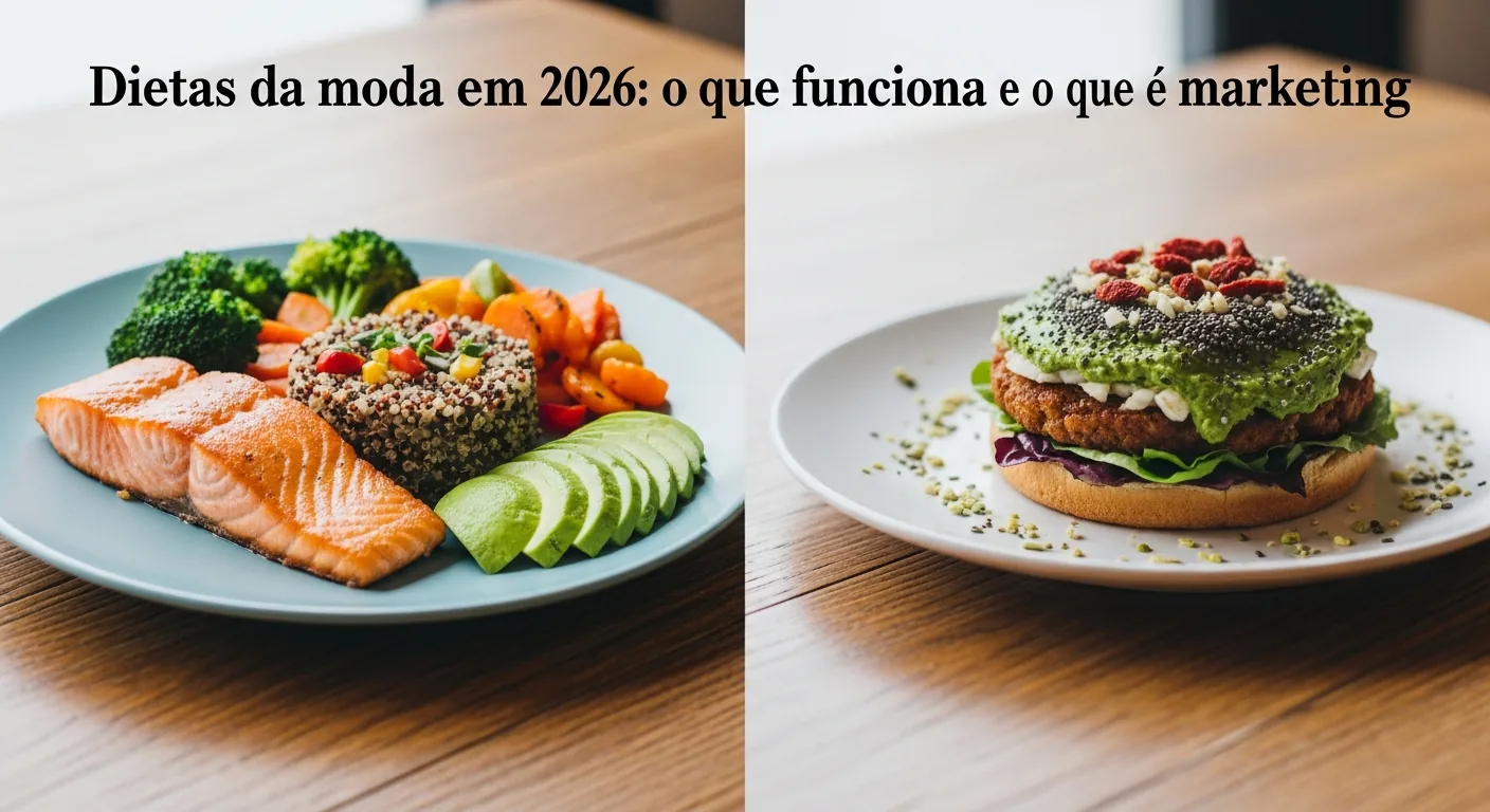 Dietas da moda em 2026: o que funciona e o que é marketing