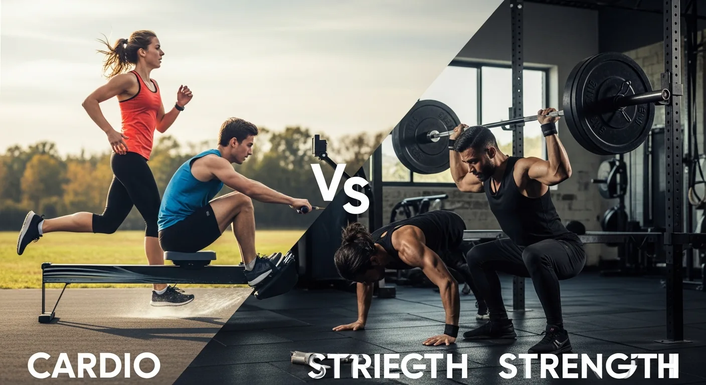 Treino de força vs cardio: qual é melhor para você