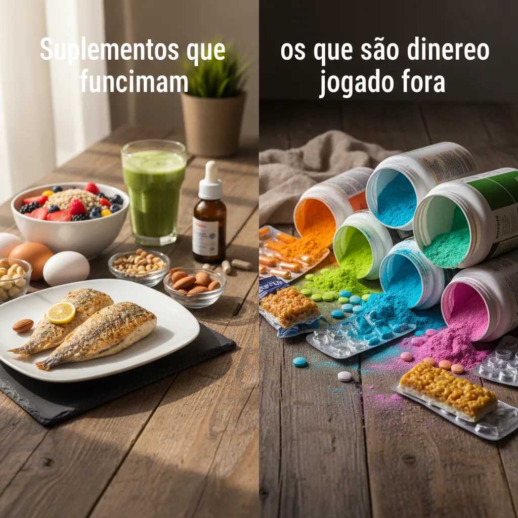 Suplementos que funcionam vs os que são dinheiro jogado fora